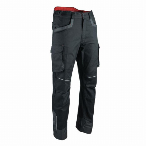 Pantalon stretch FACOM Runner Noir/Gris/Rouge Taille 40 - FXWW1001E-40