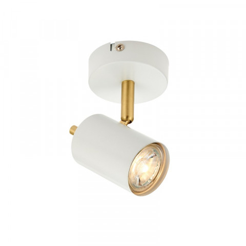 Applique gull, blanc et or, 1 ampoule