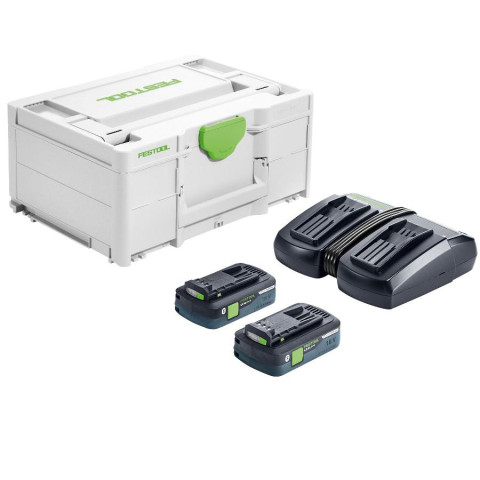 Set énergie SYS 18V 2x4.0/TCL 6 Duo FESTOOL - 577109