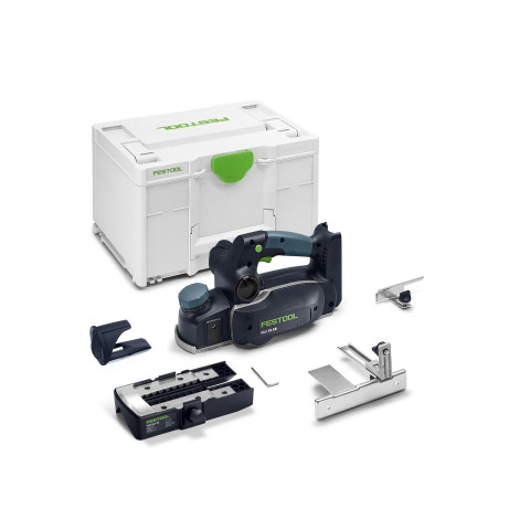 Rabot sans fil HLC 82 EB-Basic-Set - FESTOOL - sans batterie, ni chargeur - SYSTAINER - 578600