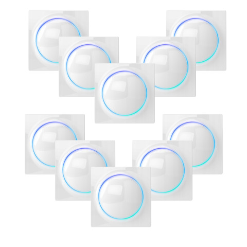 Lot de 10 interrupteurs intelligents z-wave - walli switch - fibaro