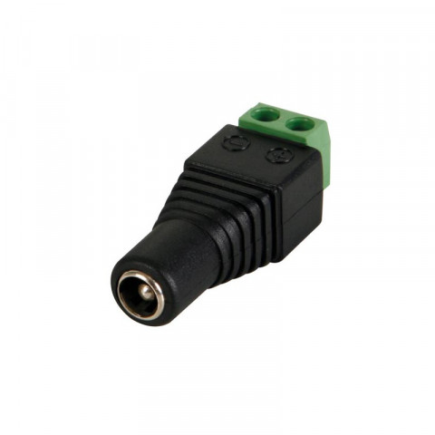Fiche Cc 5.5 X 2.5Mm Femelle Vers Connexion À Vis (5 Pcs)