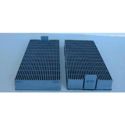 Sogelux filtres charbon 999009 rectangulaires pour hotte (lot de 2)