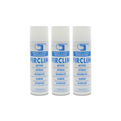 3 sprays désinfectant, antibactérien pour climatisation 500ml - Firchim firclim
