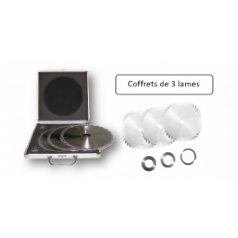 Fisch : Coffret 3 lames carbure pour scie circulaire a bois