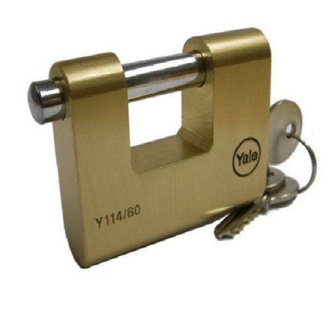 Cadenas de sécurité rectangulaire en laiton 80mm – FICHET