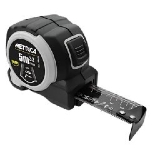 Mètre ruban professionnel autobloquant Métrique SHAPE 5 mx 32 mm - METRICA - 08037
