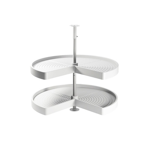 Jeu de plateaux rotatifs Shelvo 3/4, dimensions et couleurs aux choix
