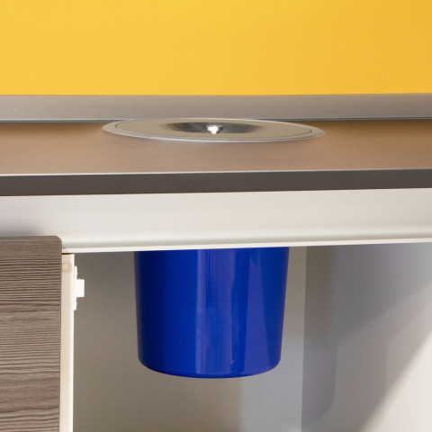 Poubelle encastrable Recycle pour plan de travail de cuisine - Contenance aux choix
