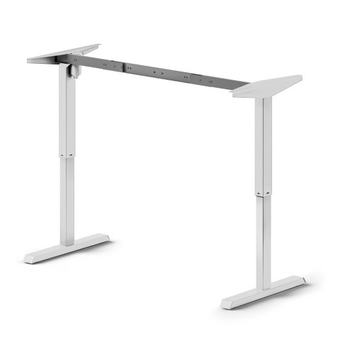 Table motorisée réglable en hauteur Table réglable en hauteur, Acier, Peint en blanc