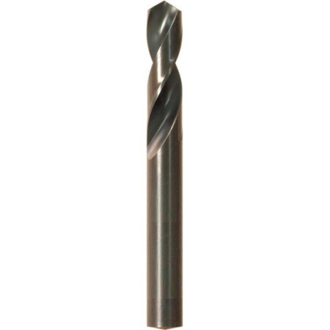 Foret automatique avec queue cylindrique, en acier à coupe rapide, type N, DIN 1897, profil rectifié, surface sans revêtement, Ø h8 : 8,10 mm
