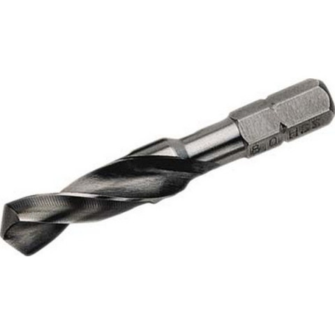 Foret hélicoïdal á queue hexagonale 1/4'', Ø nominal : 5,00 mm, Long. hélice 26 mm, Long. totale 50 mm
