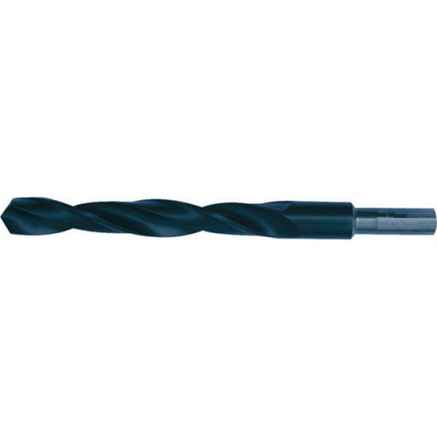 Foret hélicoïdal avec queue cylindrique dégagée, en acier à coupe rapide, type N, DIN 338, surface sans revêtement, Ø h8 : 14,00 mm, Long. totale 160 mm