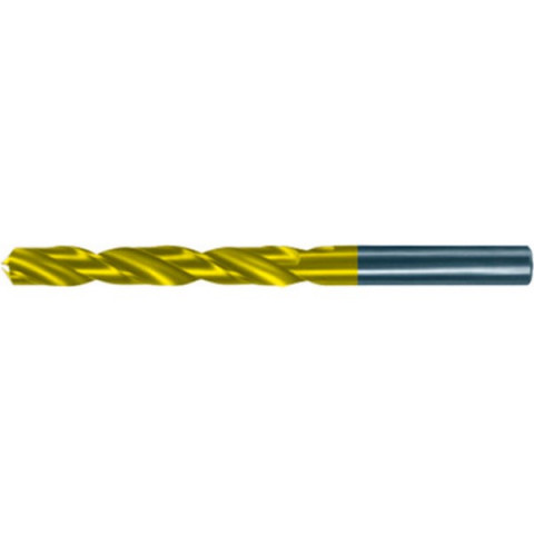 Foret hélicoïdal avec queue cylindrique, en acier à coupe rapide, type N, DIN 338, surface avec revêtement TiN, Ø h8 : 1,00 mm, Long. totale 34 mm