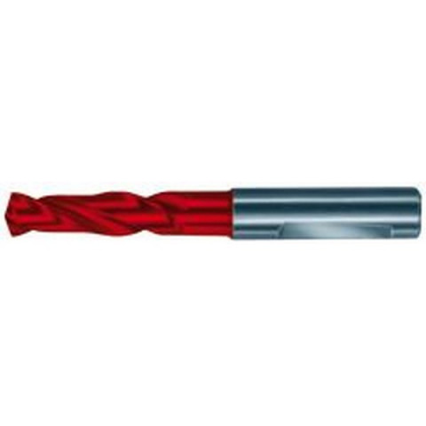 Foret hélicoïdal en carbure monobloc, SuperLine 3 x D, type RT 100 U, DIN 6537, queue (DIN) cylindrique, 6535-HE, surface FIRE, Ø m7 : 4,90 mm