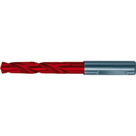 Foret hélicoïdal en carbure monobloc, SuperLine 5 x D, type RT 100 U, DIN 6537, DIN 6535, forme HE, surface FIRE, Ø m7 : 8,00 mm, Long. totale 91 mm