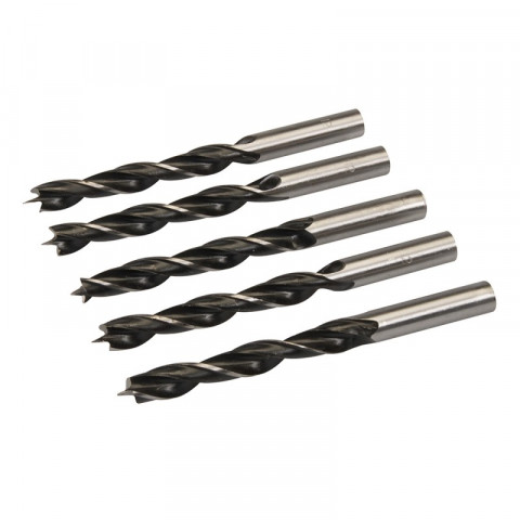 Forets à pointe et double tranchant - 12 mm 5 pcs