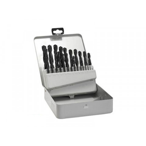 Set de 19 forets à métaux laminés HSS-R, DIN 338 Bosch 2607018355