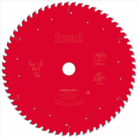 Lame pour scie circulaire portative sans fil freud - ø305 2,2/1,6 al30 z60 ba 5° - f03fs10066 -fr29w005mc
