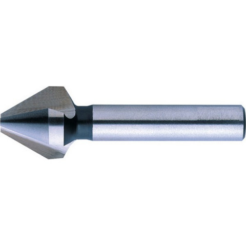 Fraise conique 60°, à chanfreiner et ébavurer, Ø nominal : 10,0 mm, Plus petit Ø 2,6 mm, Long. totale 53 mm, queue Ø 6 mm