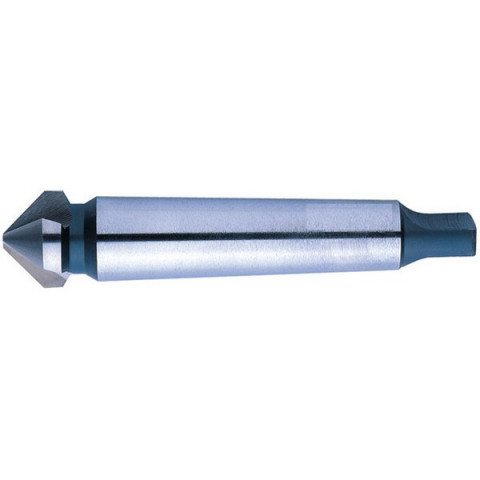 Fraise conique 90°, à chanfreiner et ébavurer, avec queue cône Morse, Ø nominal : 63,0 mm, Plus petit Ø 16,0 mm, Long. totale 180 mm, Queue CM : 4
