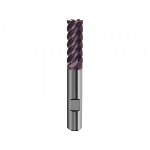 Fraise cylindrique longue, type H, en carbure monobloc, queue HB, de 6 à 8 dents, recouverte de TiAIN, Ø d1 - e8 : 16,0 mm, Long. totale l1 92 mm