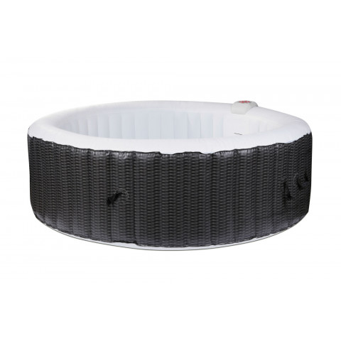 Spa gonflable décor rattan - 4 personnes - gonflage en 5 minutes