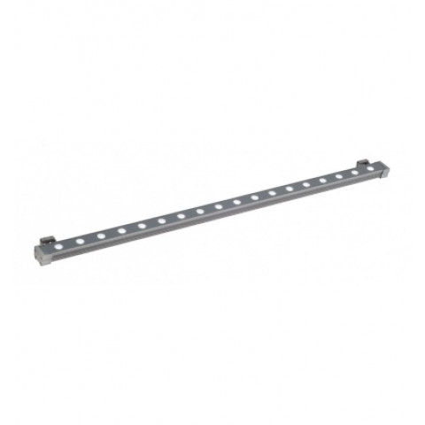 Galen led profil 100 cm, gris argent, 18x1w, blanc, ip65