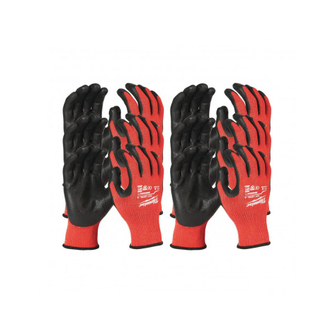 Gants anti coupe niveau 3 taille 8/m (par 6) | 4932471618 - milwaukee