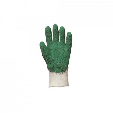 Gants antidérapants eurotechnique latex crêpé 3810 (lot de 12 paires de gants) - Taille au choix