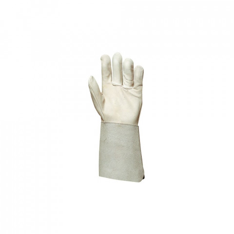 Gants de soudeur manchette 15cm eurotechnique 2530 (lot de 12 paires)