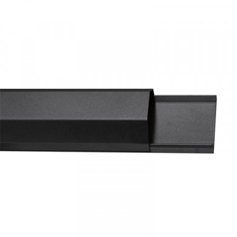 Goulotte Passe-Câbles - Aluminium - 50Mm X 1100Mm - Noir