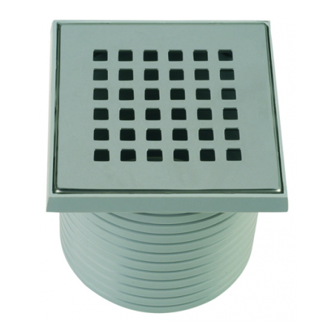 Grille carrée 100x100 + support pour isotanche classic diam. 50