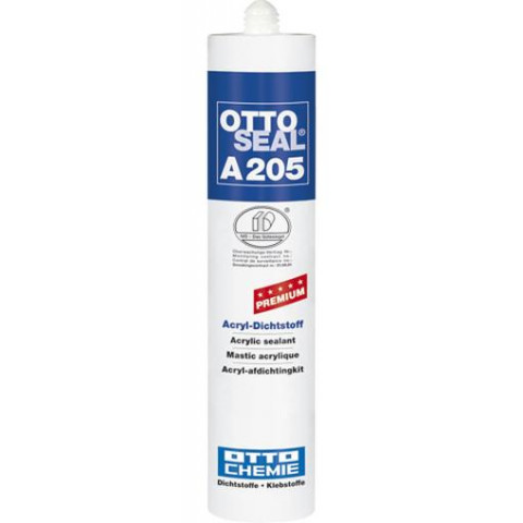 Mastic acrylique A205 premium blanc C01 OTTO-CHEMIE (310 ml)