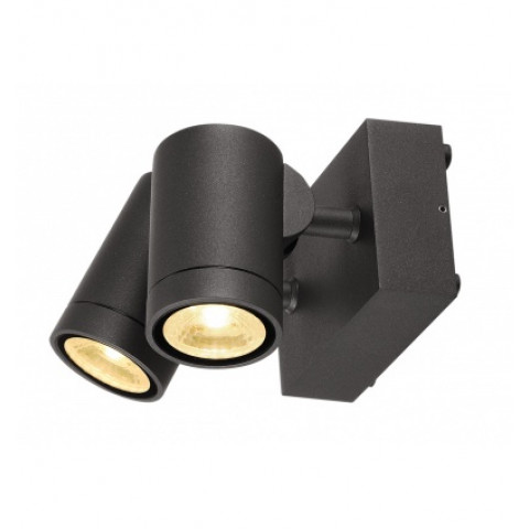 Helia, applique, double, anthracite, 2x8w led, 3000k