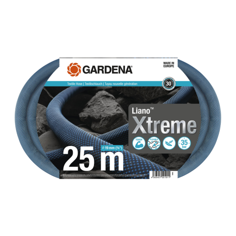 Tuyau Textile Hose Liano Xtreme 19 mm (3/4') - 25 m - GARDENA - 18482-20