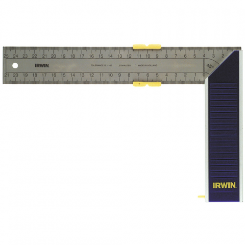 Irwin Equerre de menuisier à onglet en aluminium 250 mm 10503543