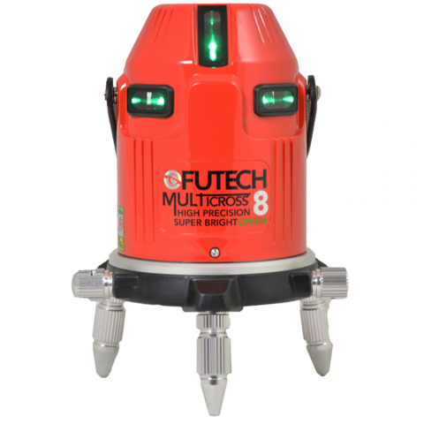 Futech Niveau laser à lignes croisées "MC8 HPSB Green" 045.08