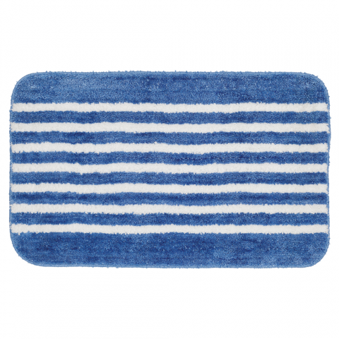 Sealskin Tapis de bain Strisce 50 x 80 cm Bleu 294385424