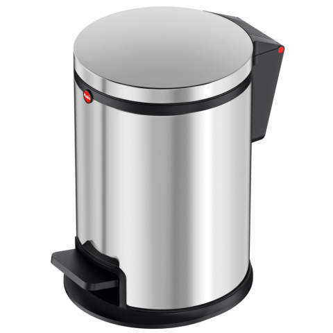 Hailo poubelle à pédale pure taille s 3 l acier inoxydable 0504-010