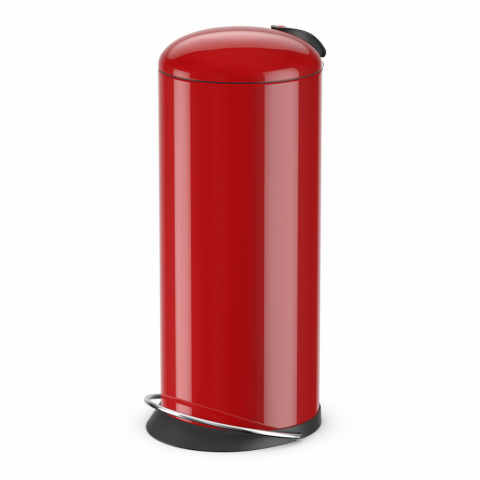 Hailo poubelle à pédale topdesign taille l 24 rouge 0523-919