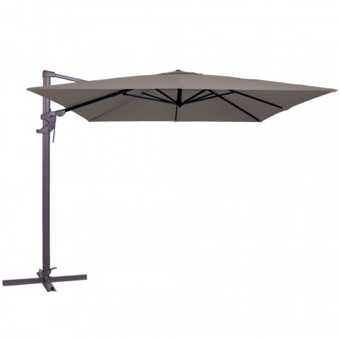 Madison parasol monaco flex 300 x cm taupe carré pc10p015