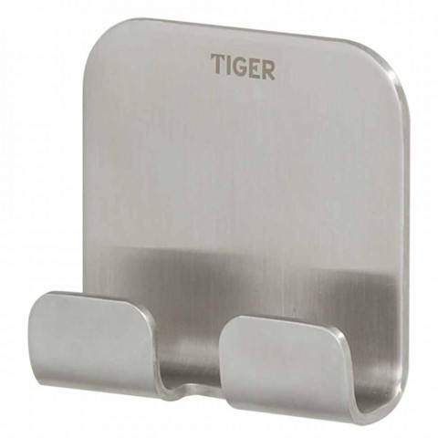 Tiger porte-serviette double colar argenté 1314630946