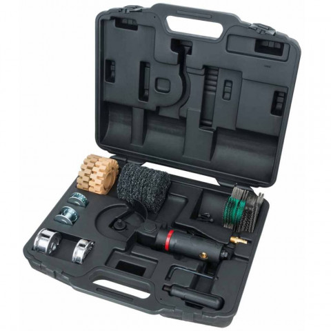 Ks tools ensemble de meuleuse d'angle pneumatique 17 pièces 515.5130