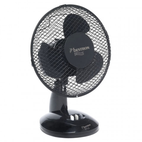 Bestron ventilateur de table noir  27 cm 20 w