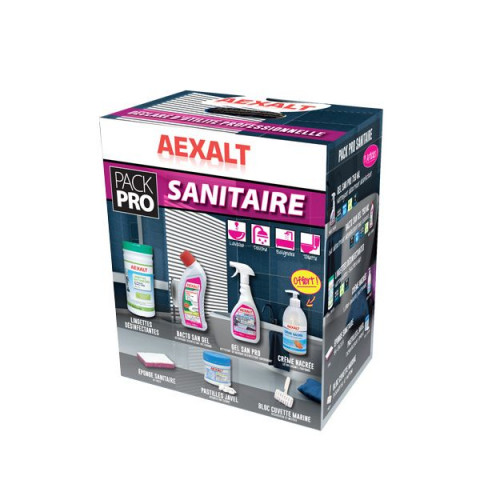 Pack complet 7 produits pro sanitaire