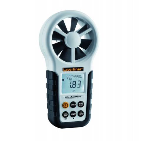 Anémomètre professionnel vitesse d'écoulement 30m/s température 60°c airflowtest-master