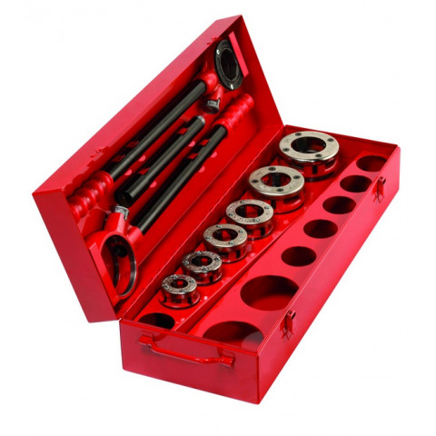 2 cages 1 cliquet + bras bspt droite : 1/2 3/4 1 1.1/4 1.1/2 2 en coffret métal
