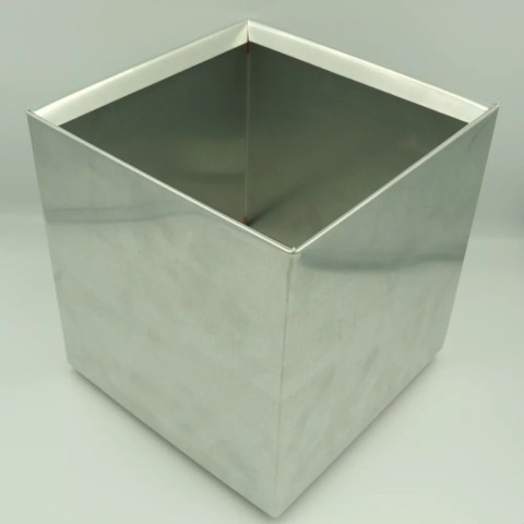 Boite à eau zinc 250x250x250 - Zinc Naturel