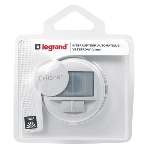 Interrupteur automatique avec plaque céliane 400w toutes lampes blanc (099569)